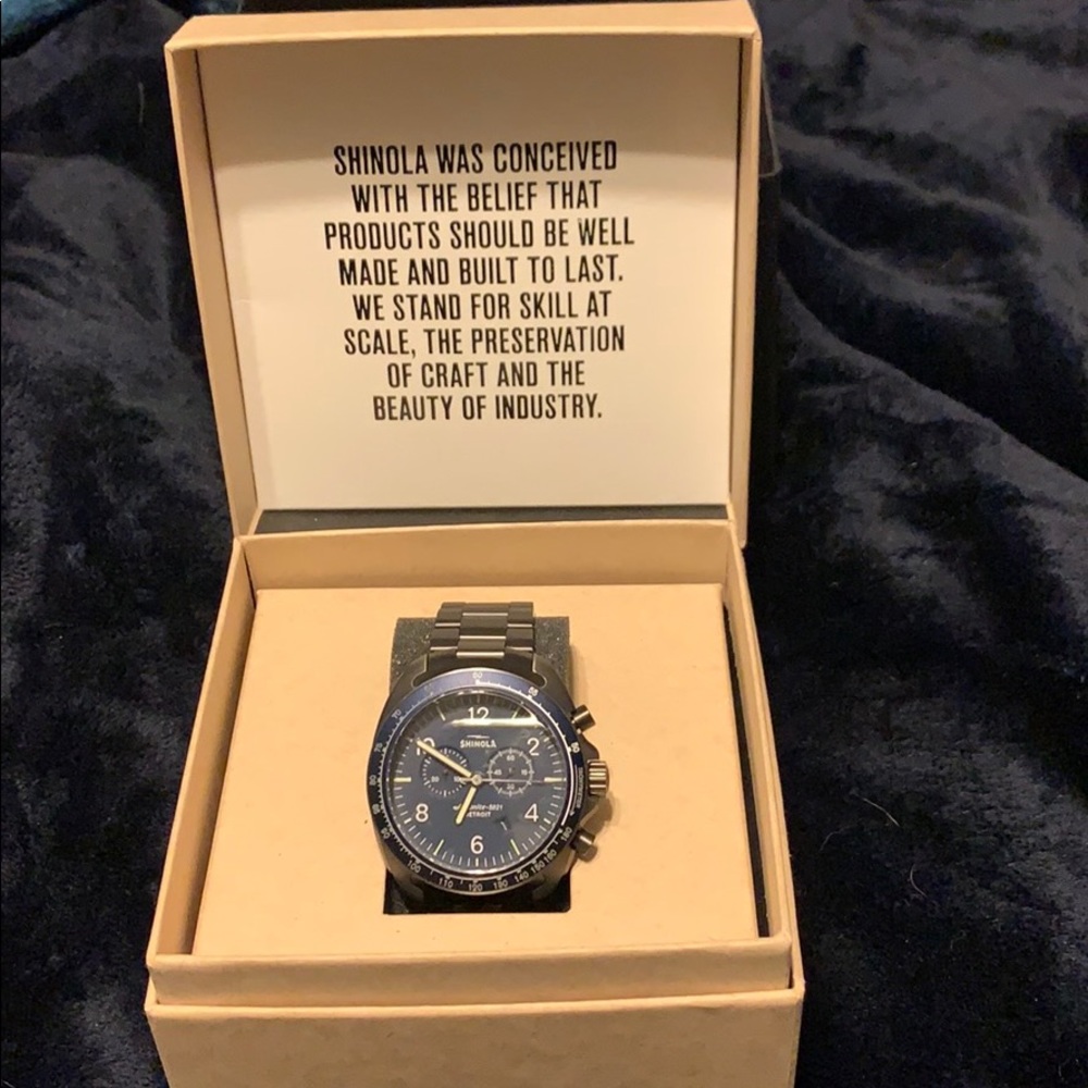 Shinola men’s watch